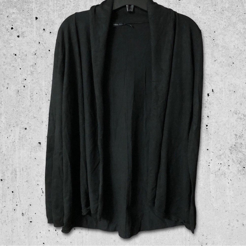 ZARA • Black Cardigan • Small